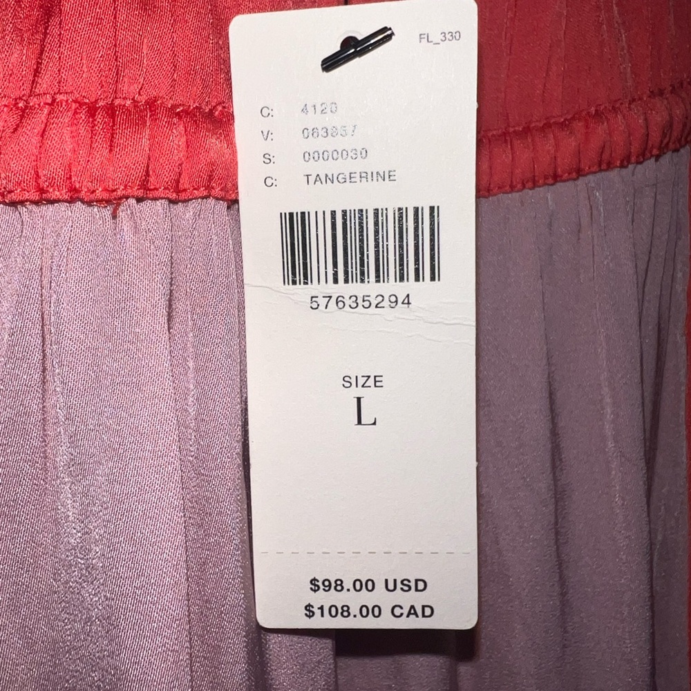 NWT Anthropologie Current Air Coral and Pink Maxi Skirt - Picture 2 of 7
